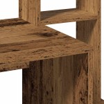 vidaXL Birou cu rafturi, lemn vechi, 100x45x140 cm, lemn prelucrat