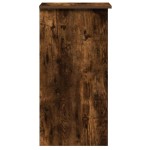vidaXL Birou cu rafturi, stejar fumuriu, 84x40x78 cm, lemn compozit vidaXL Birou cu rafturi, stejar fumuriu, 84x40x78 cm, lemn compozit