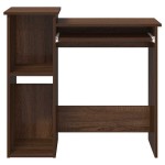 vidaXL Birou cu rafturi, stejar maro, 84x40x78 cm, lemn compozit vidaXL Birou cu rafturi, stejar maro, 84x40x78 cm, lemn compozit