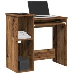 vidaXL Birou cu rafturi, lemn vechi, 84x40x78 cm, lemn prelucrat vidaXL Birou cu rafturi, lemn vechi, 84x40x78 cm, lemn prelucrat