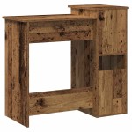 vidaXL Birou cu rafturi, lemn vechi, 84x40x78 cm, lemn prelucrat vidaXL Birou cu rafturi, lemn vechi, 84x40x78 cm, lemn prelucrat