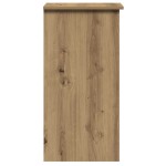 vidaXL Birou cu rafturi stejar artizanal 84x40x78 cm, lemn prelucrat vidaXL Birou cu rafturi stejar artizanal 84x40x78 cm, lemn prelucrat