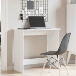 vidaXL Birou, alb, 80 x 40 x 75 cm, PAL