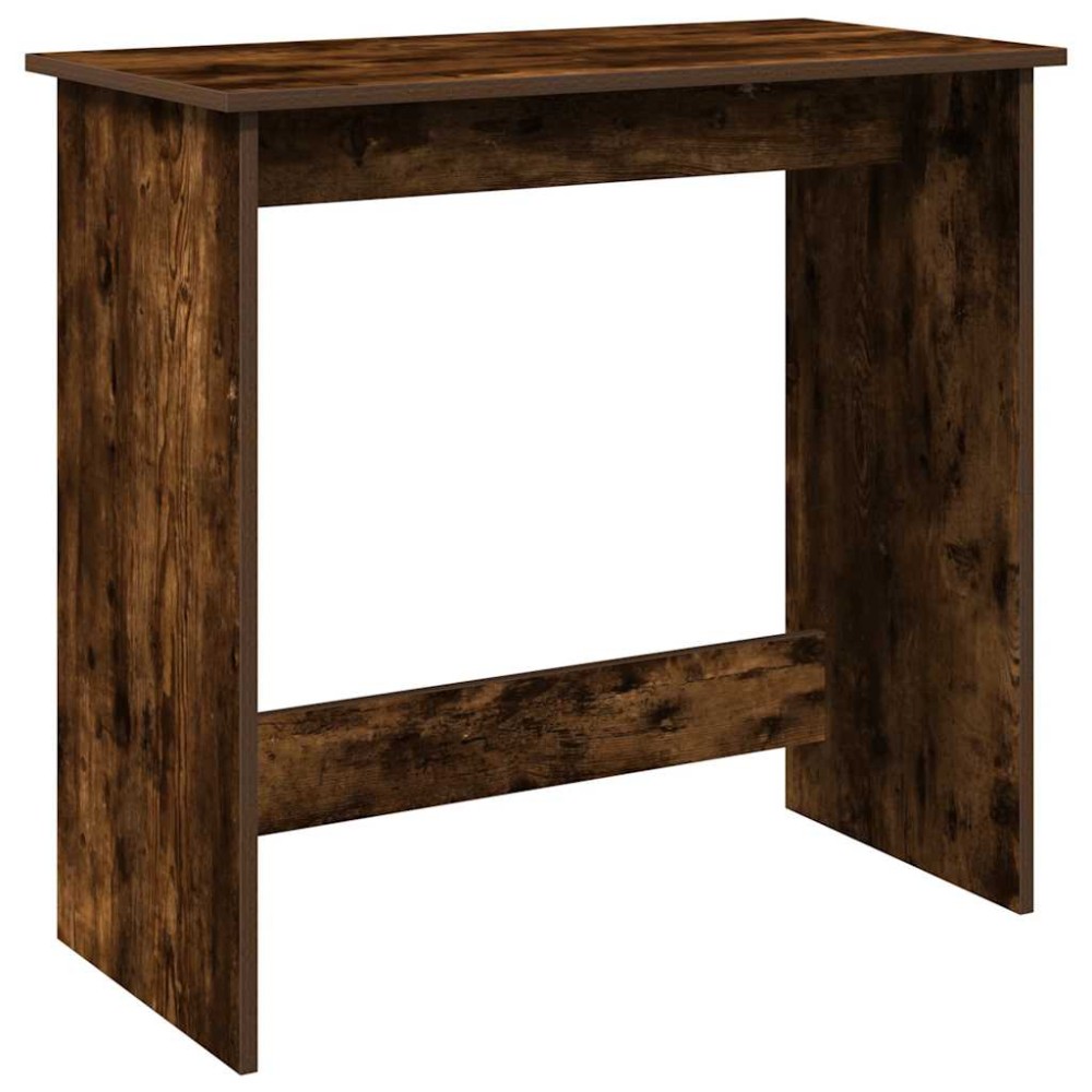 vidaXL Birou Stejar afumat 80x40x75 cm Lemn prelucrat