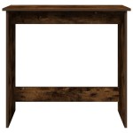 vidaXL Birou Stejar afumat 80x40x75 cm Lemn prelucrat