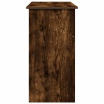 vidaXL Birou Stejar afumat 80x40x75 cm Lemn prelucrat