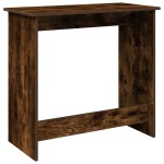 vidaXL Birou Stejar afumat 80x40x75 cm Lemn prelucrat