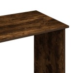 vidaXL Birou Stejar afumat 80x40x75 cm Lemn prelucrat