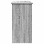 vidaXL Birou Gri Sonoma 80x40x75 cm lemn prelucrat
