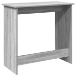 vidaXL Birou Gri Sonoma 80x40x75 cm lemn prelucrat