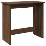 vidaXL Birou Stejar maro 80x40x75 cm Lemn prelucrat