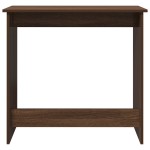 vidaXL Birou Stejar maro 80x40x75 cm Lemn prelucrat