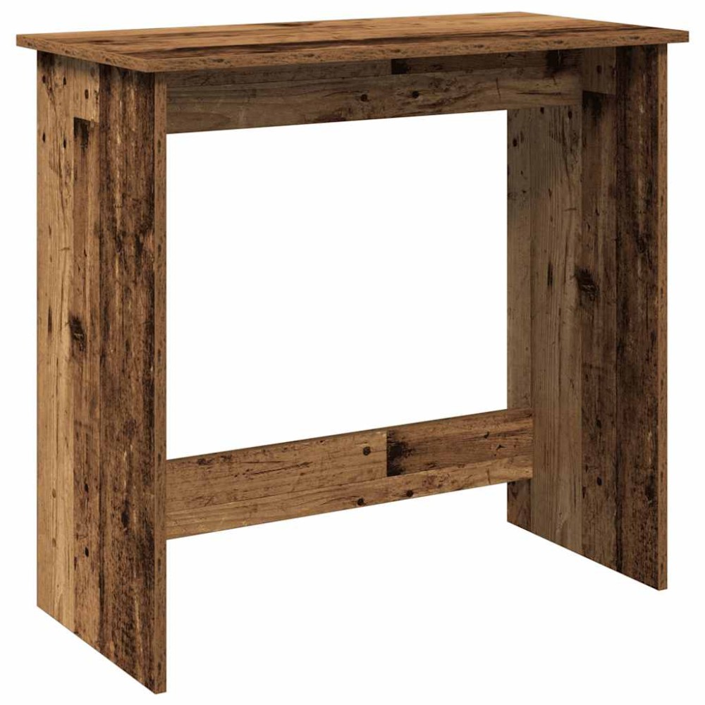 vidaXL Birou, lemn învechit, 80x40x75 cm, lemn prelucrat