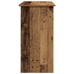 vidaXL Birou, lemn învechit, 80x40x75 cm, lemn prelucrat
