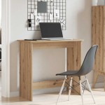 vidaXL Birou, stejar artizanal, 80x40x75 cm, lemn prelucrat