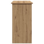 vidaXL Birou, stejar artizanal, 80x40x75 cm, lemn prelucrat
