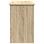 vidaXL Birou, stejar sonoma, 102x50x75 cm, lemn compozit