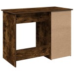 vidaXL Birou, stejar afumat, 102x50x75 cm, lemn compozit