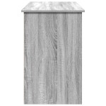 vidaXL Birou, gri sonoma, 102x50x75 cm, lemn compozit