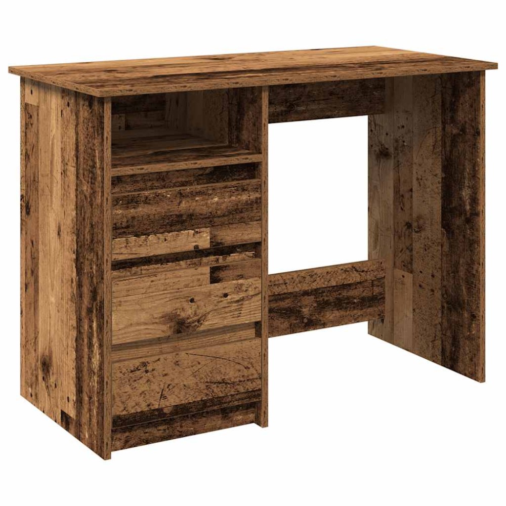 vidaXL Birou din lemn vechi 102x50x75 cm din lemn prelucrat