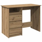 vidaXL Birou, stejar artizanal, 102x50x75 cm, lemn compozit vidaXL Birou, stejar artizanal, 102x50x75 cm, lemn compozit