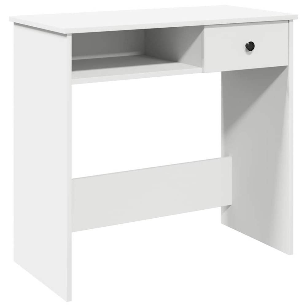 vidaXL Birou, alb, 80 x 40 x 75 cm, PAL