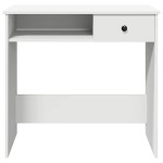 vidaXL Birou, alb, 80 x 40 x 75 cm, PAL