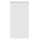 vidaXL Birou, alb, 80 x 40 x 75 cm, PAL