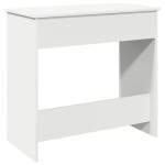 vidaXL Birou, alb, 80 x 40 x 75 cm, PAL