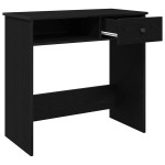 vidaXL Birou, negru, 80 x 40 x 75 cm, PAL