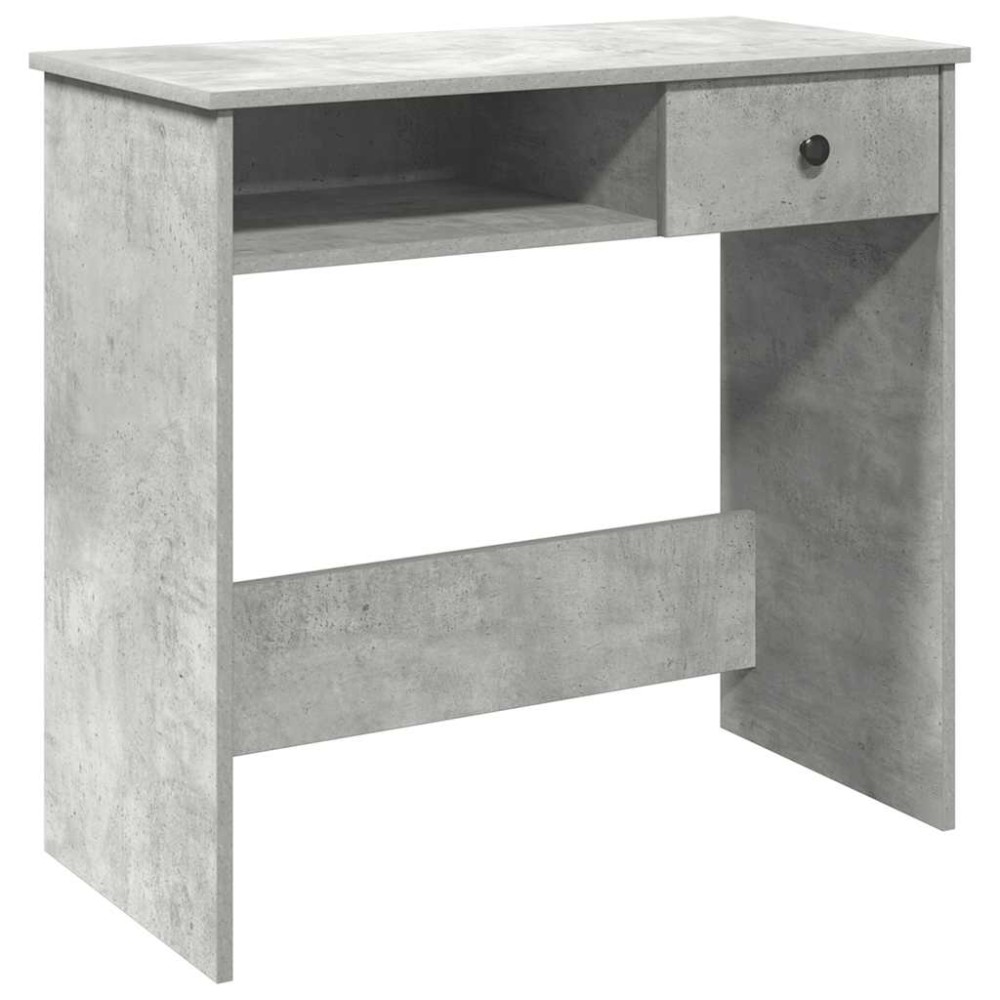 vidaXL Birou, gri beton, 80 x 40 x 75 cm, PAL