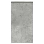 vidaXL Birou, gri beton, 80 x 40 x 75 cm, PAL