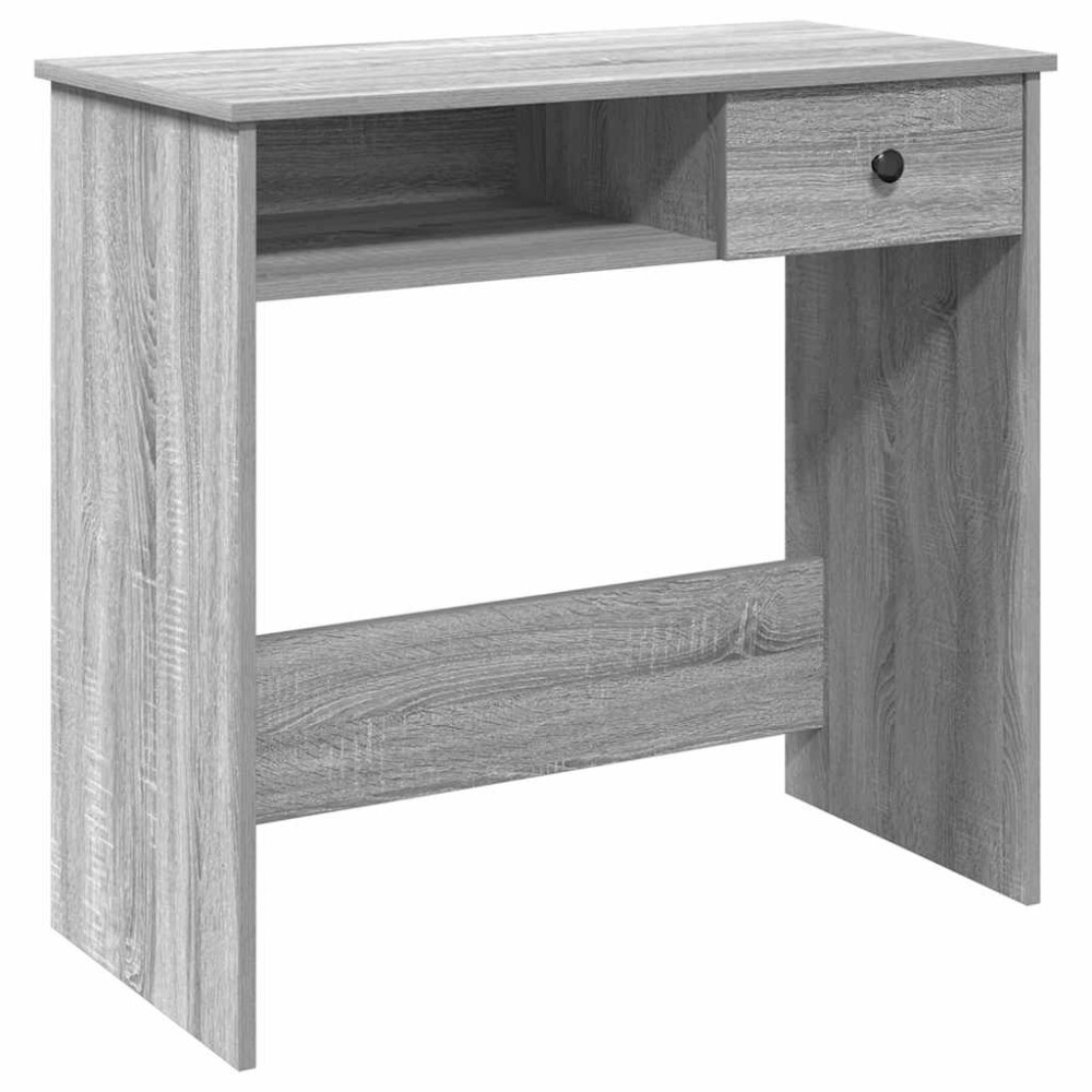 vidaXL Birou Gri Sonoma 80x40x75 cm lemn prelucrat