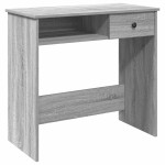 vidaXL Birou Gri Sonoma 80x40x75 cm lemn prelucrat vidaXL Birou Gri Sonoma 80x40x75 cm lemn prelucrat