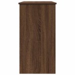 vidaXL Birou Stejar maro 80x40x75 cm Lemn prelucrat