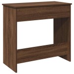 vidaXL Birou Stejar maro 80x40x75 cm Lemn prelucrat