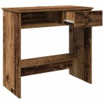 vidaXL Birou, lemn învechit, 80x40x75 cm, lemn prelucrat