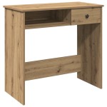 vidaXL Birou, stejar artizanal, 80x40x75 cm, lemn prelucrat