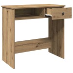 vidaXL Birou, stejar artizanal, 80x40x75 cm, lemn prelucrat