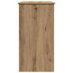 vidaXL Birou, stejar artizanal, 80x40x75 cm, lemn prelucrat