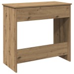 vidaXL Birou, stejar artizanal, 80x40x75 cm, lemn prelucrat