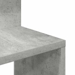 vidaXL Raft de perete pentru colț, gri beton, 32x32x127,5 cm, PAL vidaXL Raft de perete pentru colț, gri beton, 32x32x127,5 cm, PAL