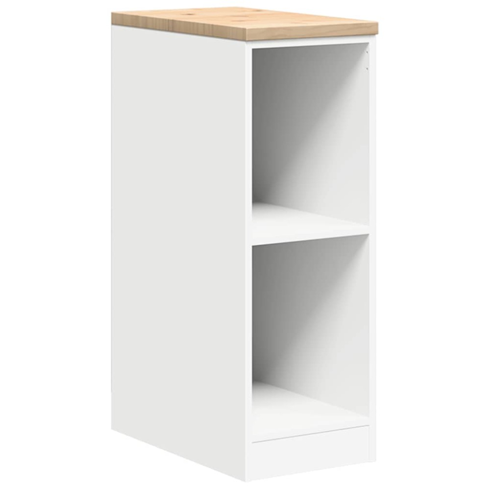 vidaXL Dulap depozitare garaj alb 30x51x85 cm lemn masiv de pin