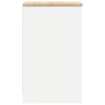 vidaXL Dulap depozitare garaj alb 30x51x85 cm lemn masiv de pin vidaXL Dulap depozitare garaj alb 30x51x85 cm lemn masiv de pin