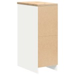 vidaXL Dulap depozitare garaj alb 30x51x85 cm lemn masiv de pin vidaXL Dulap depozitare garaj alb 30x51x85 cm lemn masiv de pin