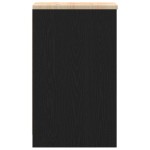 vidaXL Dulap depozitare garaj negru 30x51x85 cm lemn masiv de pin vidaXL Dulap depozitare garaj negru 30x51x85 cm lemn masiv de pin