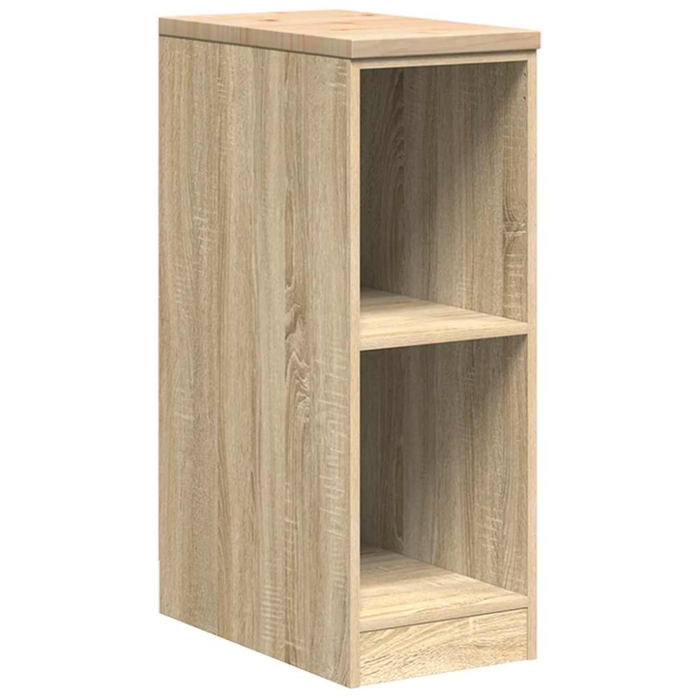 vidaXL Dulap depozitare garaj Stejar Sonoma 30x51x85 cm lemn masiv pin