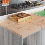 vidaXL Dulap depozitare garaj gri Sonoma 30x51x85 cm vidaXL Dulap depozitare garaj gri Sonoma 30x51x85 cm