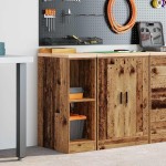 vidaXL Dulap depozitare garaj lemn vechi 30x51x85 cm lemn masiv de pin vidaXL Dulap depozitare garaj lemn vechi 30x51x85 cm lemn masiv de pin