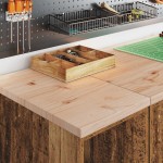 vidaXL Dulap depozitare garaj lemn vechi 30x51x85 cm lemn masiv de pin vidaXL Dulap depozitare garaj lemn vechi 30x51x85 cm lemn masiv de pin